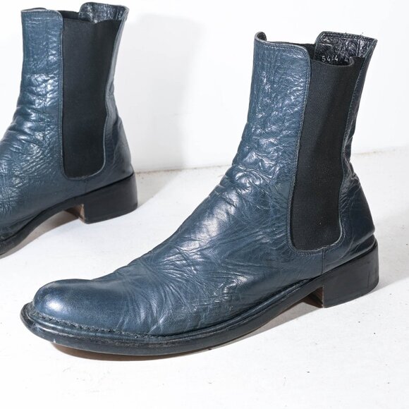 Rocco P. Chelsea Ankle Boots in Midnight Blue - 40 - Picture 1 of 8